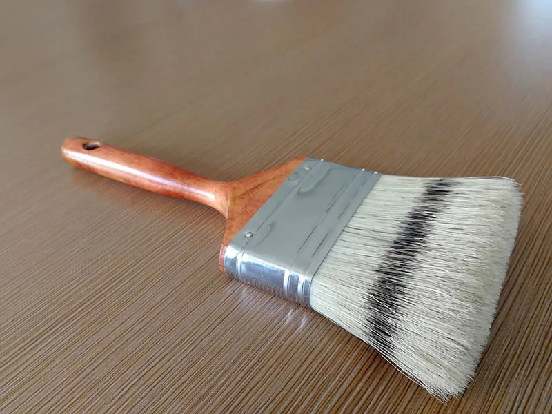 Badger hair paint brush